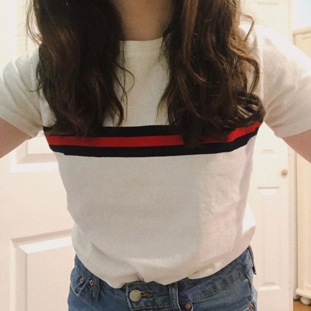 brandy stripe shirt